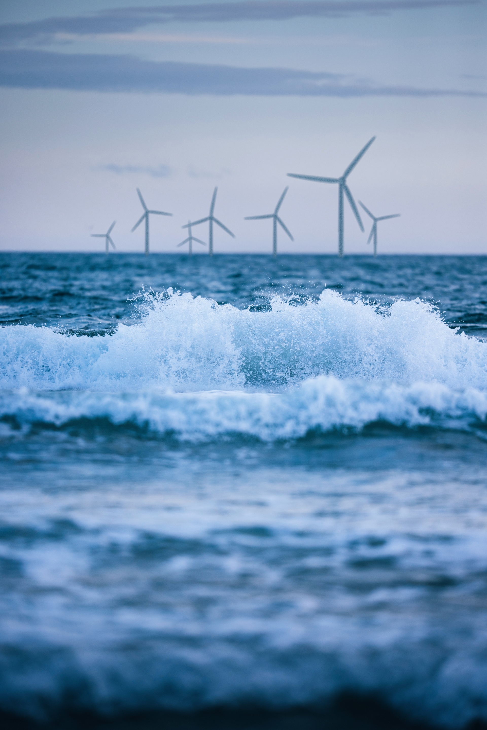 Windmills in the ocean