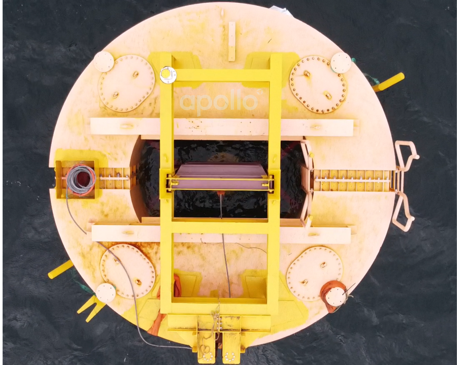 GOW - Apollo PALM QCS test buoy ariel view